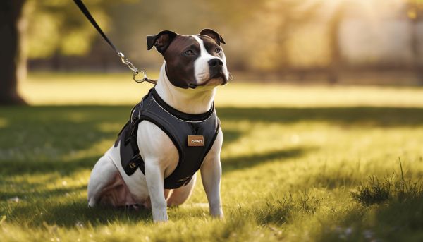 Quel est le meilleur harnais pour votre staffie?